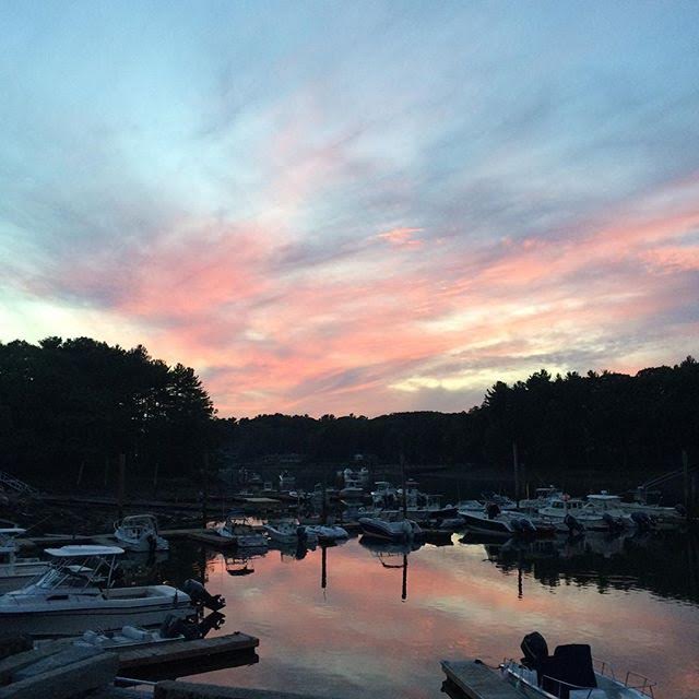 Sunset at BGs Boathouse